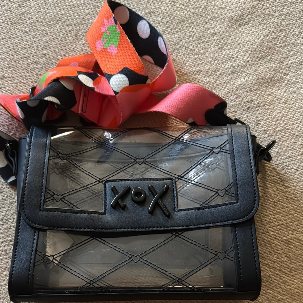 Betsy Johnson Clear crossbody bag